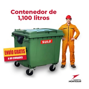 Contenedor de 1100 litros SULO